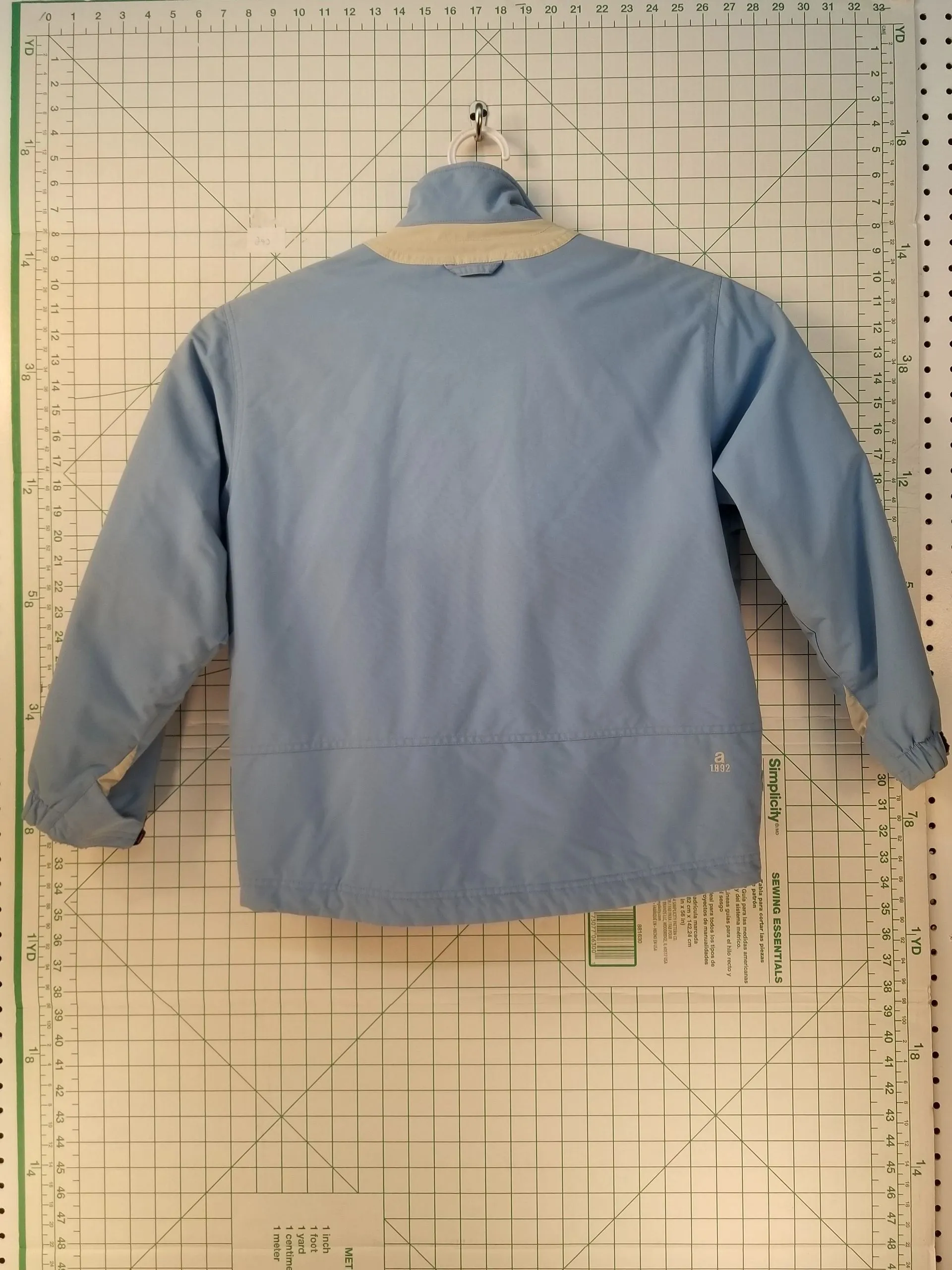 Abercrombie Zip-up Jacket Light Blue L