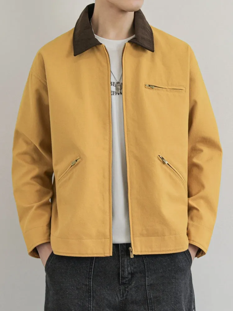 American Workwear Retro Lapel Jacket