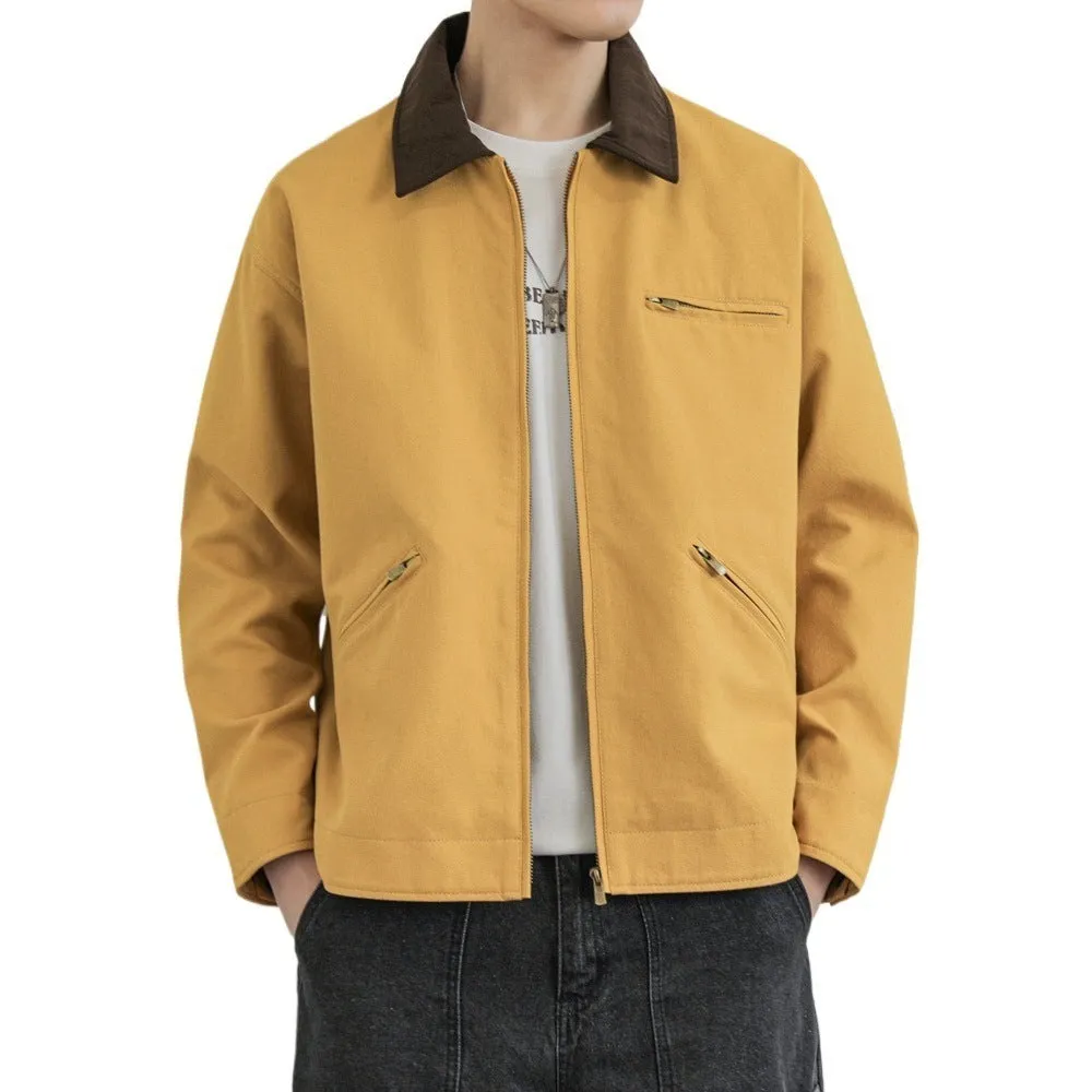 American Workwear Retro Lapel Jacket