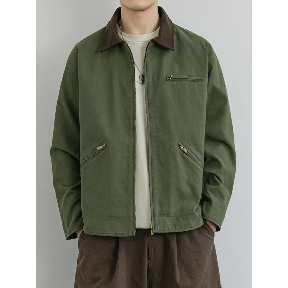 American Workwear Retro Lapel Jacket