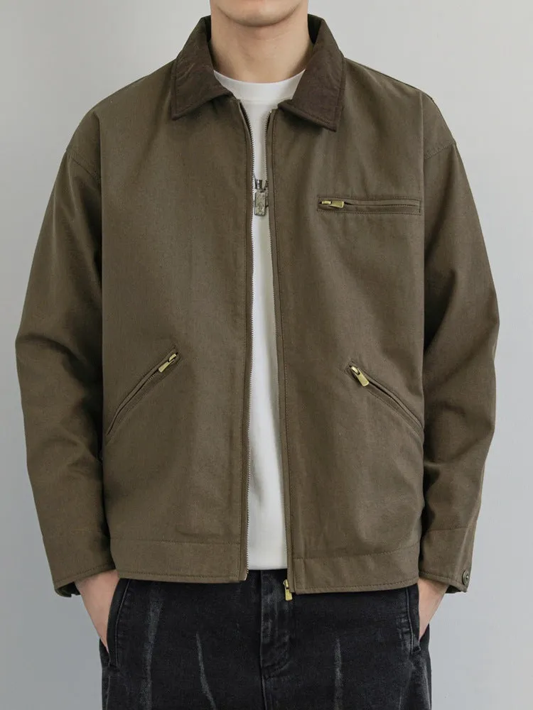 American Workwear Retro Lapel Jacket