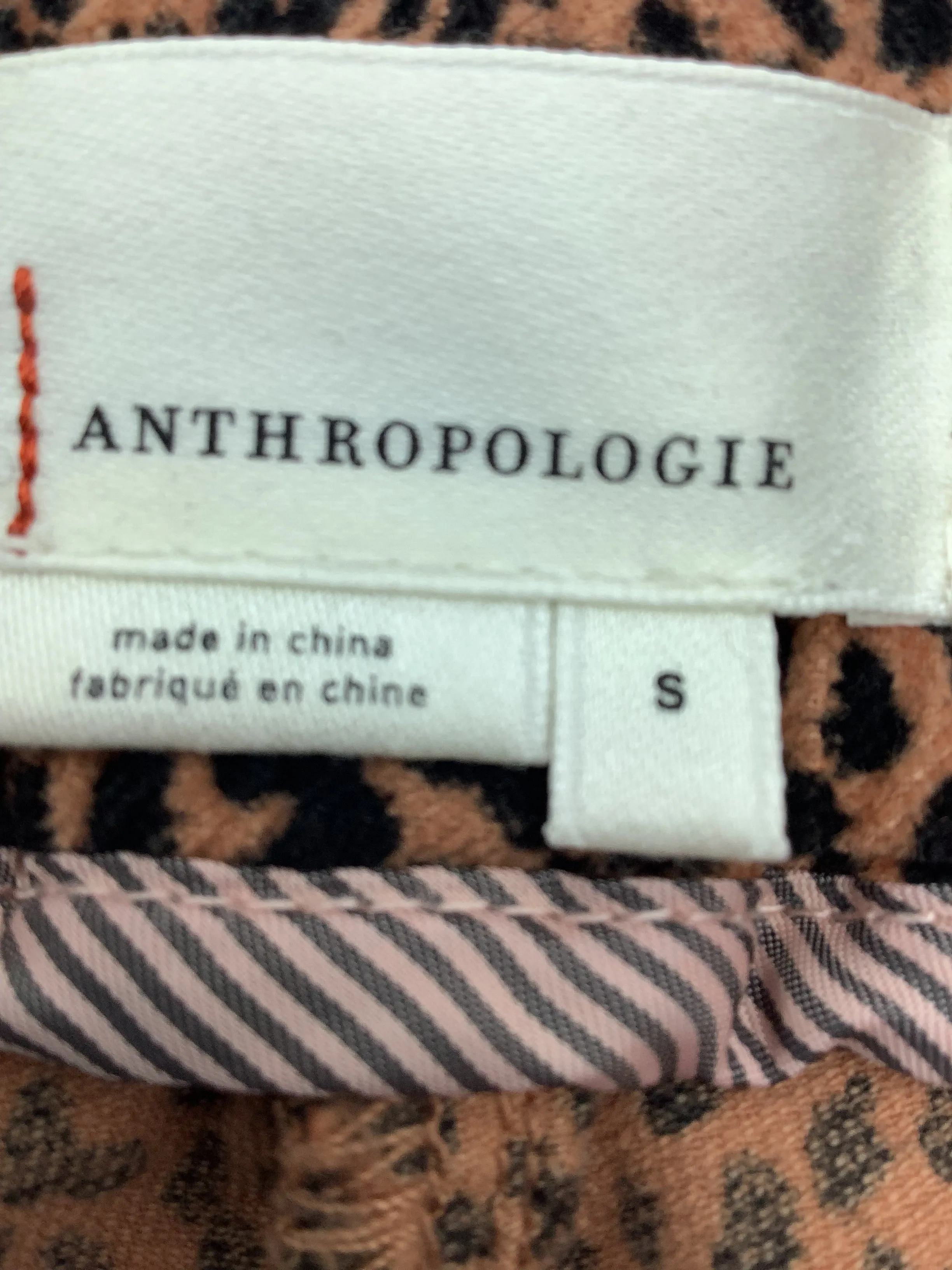 Anthropologie Women's Jogger Pants Leopard Print Size: S