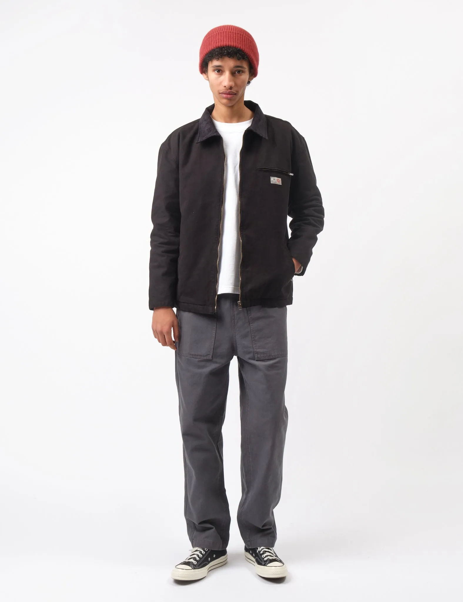 Bhode Mechanics Jacket Canvas (Insulated) - Washed Black