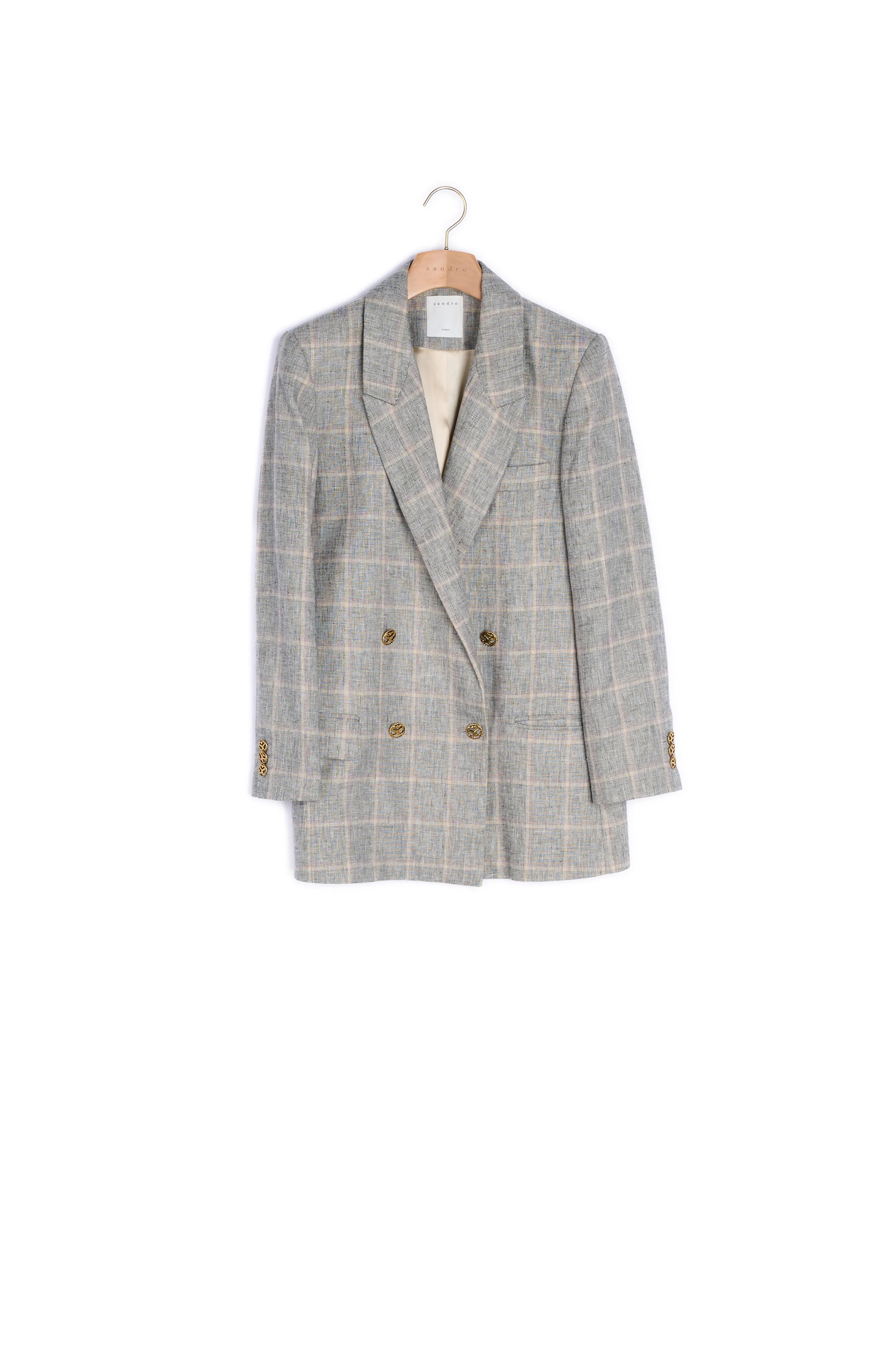 Blazer à carreaux