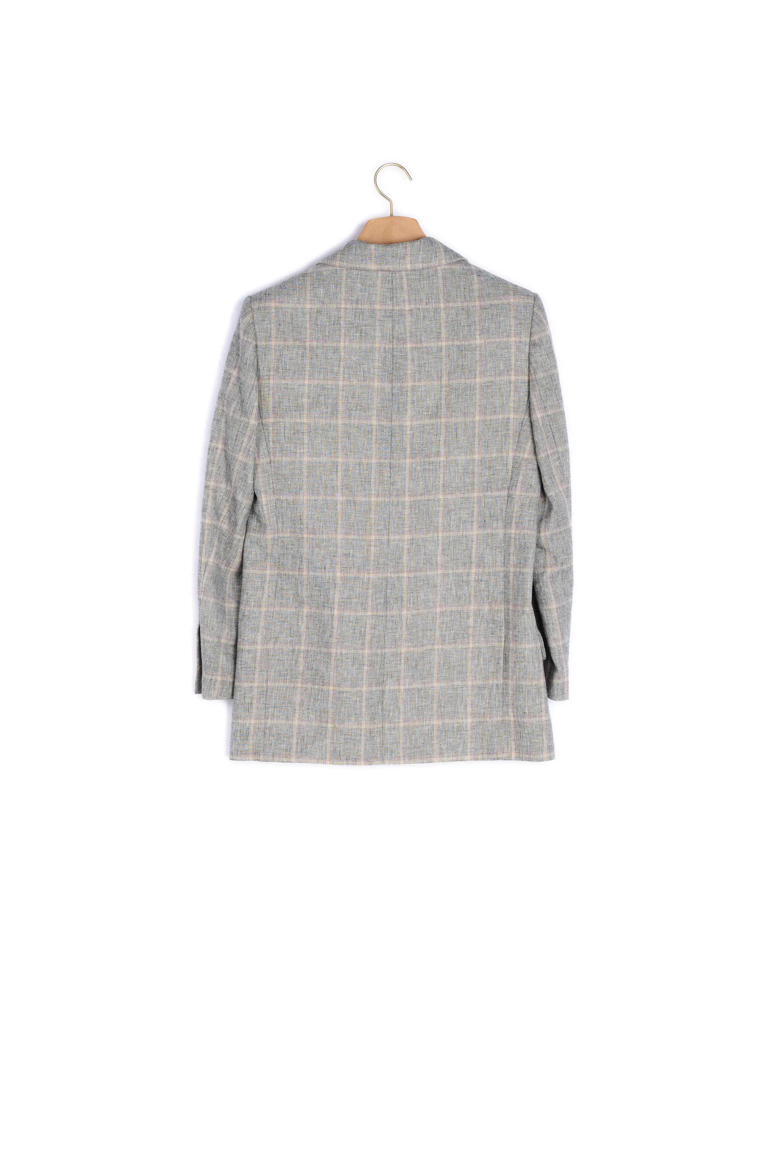 Blazer à carreaux