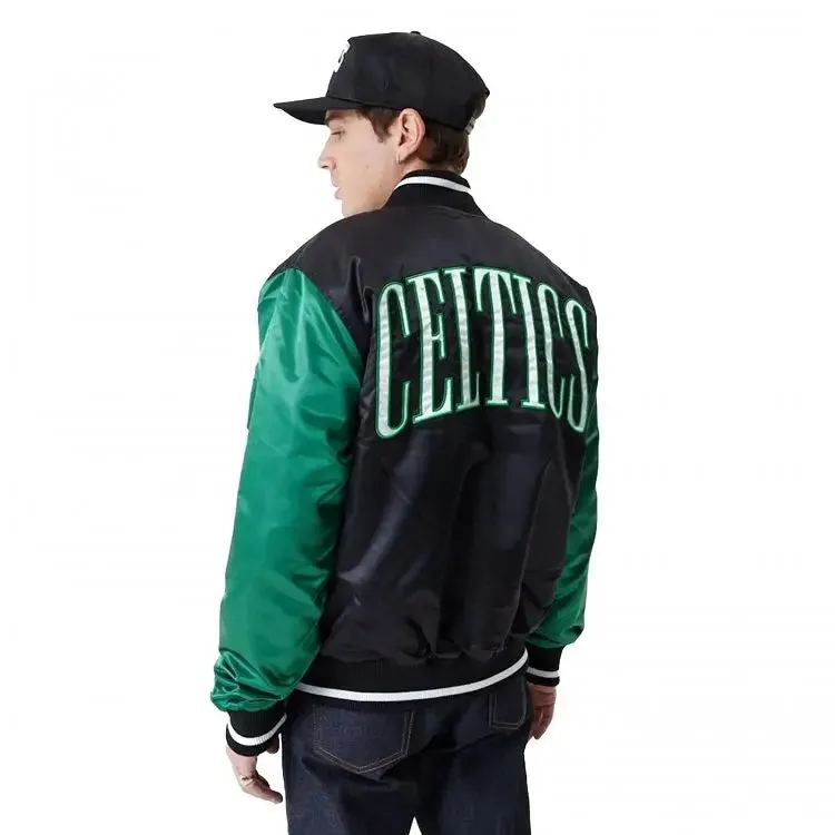 BOMBER BOSTON CELTICS NBA SATIN