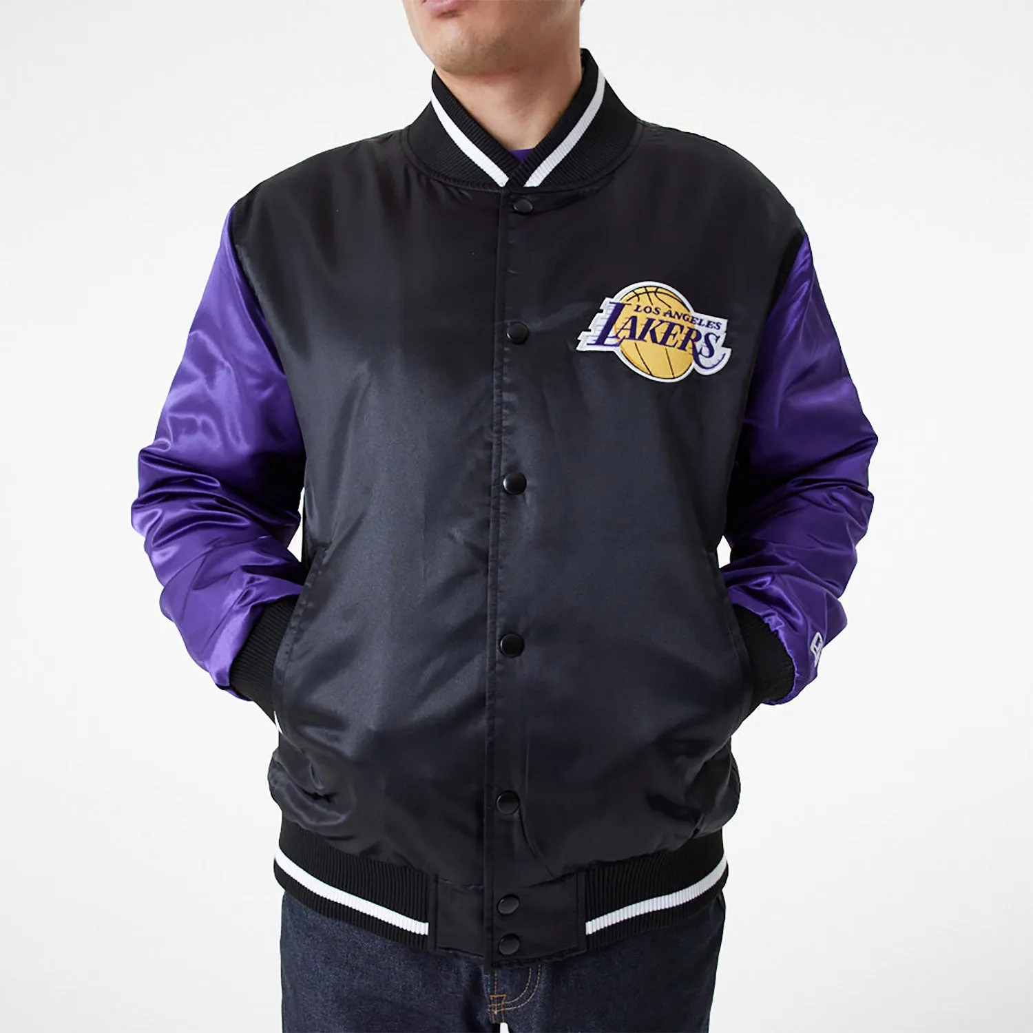 BOMBER LA LAKERS NBA SATIN