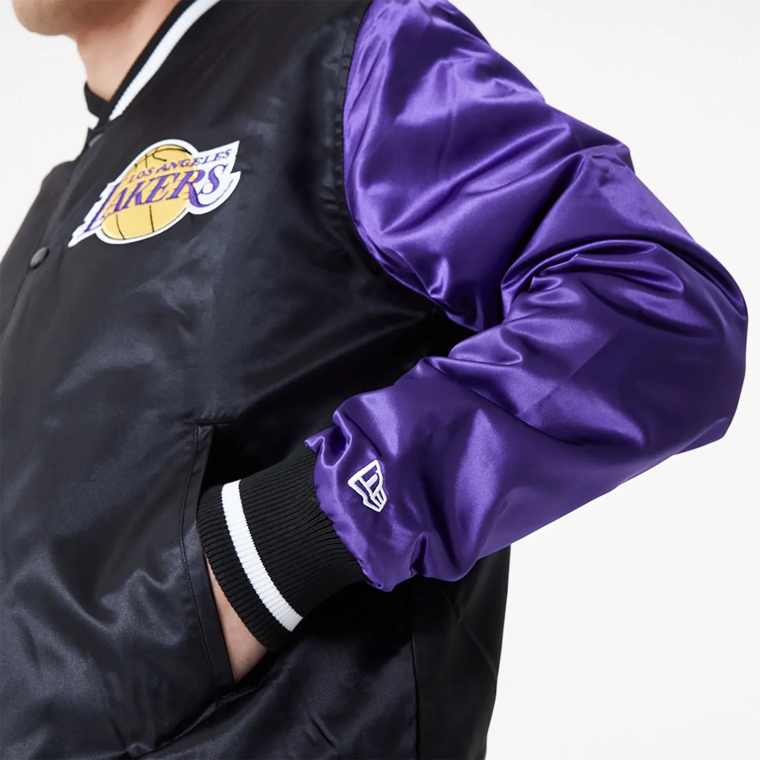 BOMBER LA LAKERS NBA SATIN