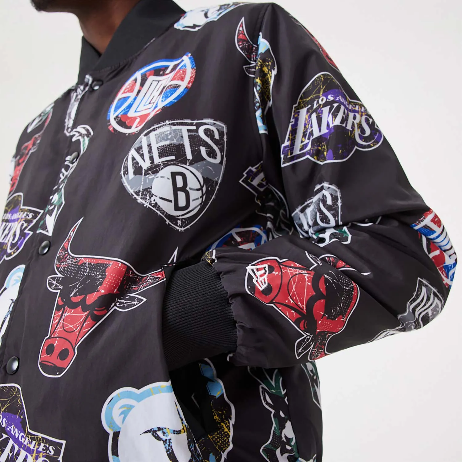BOMBER NBA ALL OVER PRINT LOGO