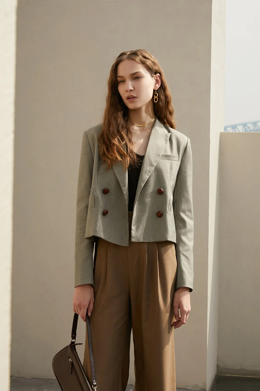 British style blazer | Short suit jacket | Commuter blazer