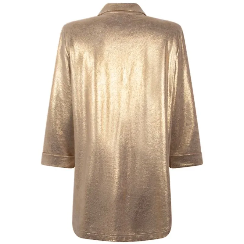 Gouden suedine blazer Wonder