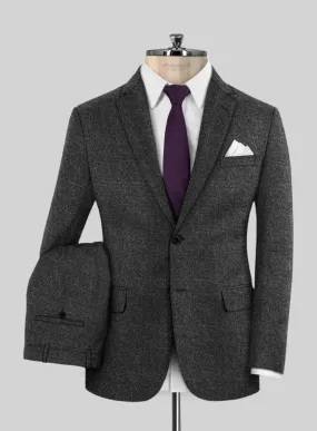Italian Afaola Charcoal Wool Suit