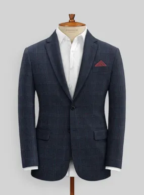 Italian Atessia Check Tweed Jacket