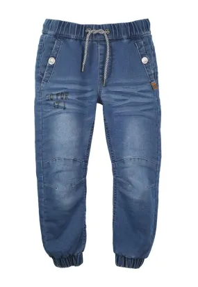 Jeans Leo Niño Denim azul Black and Blue