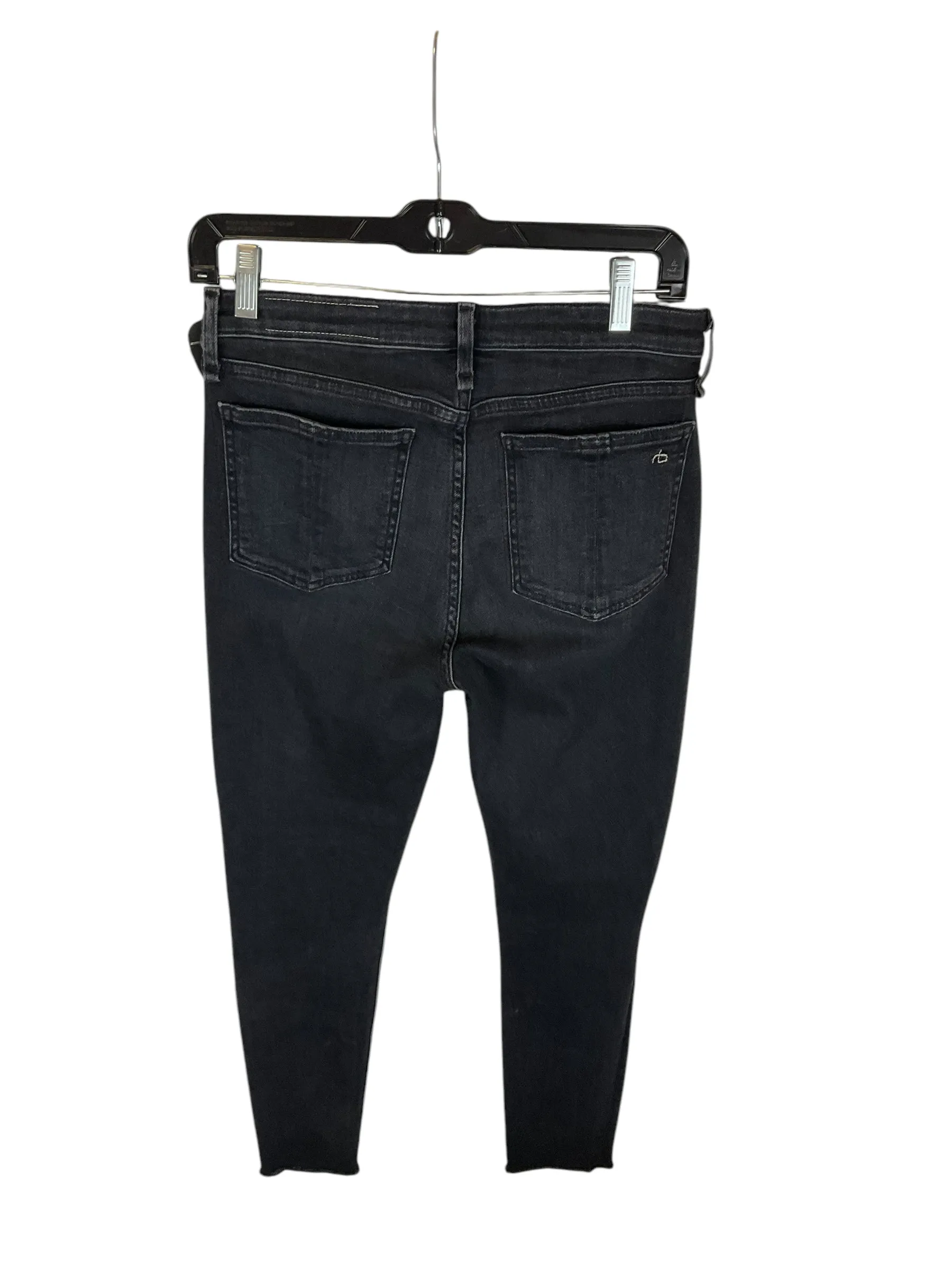 Jeans Skinny By Rag & Bones Jeans In Black Denim, Size: 4