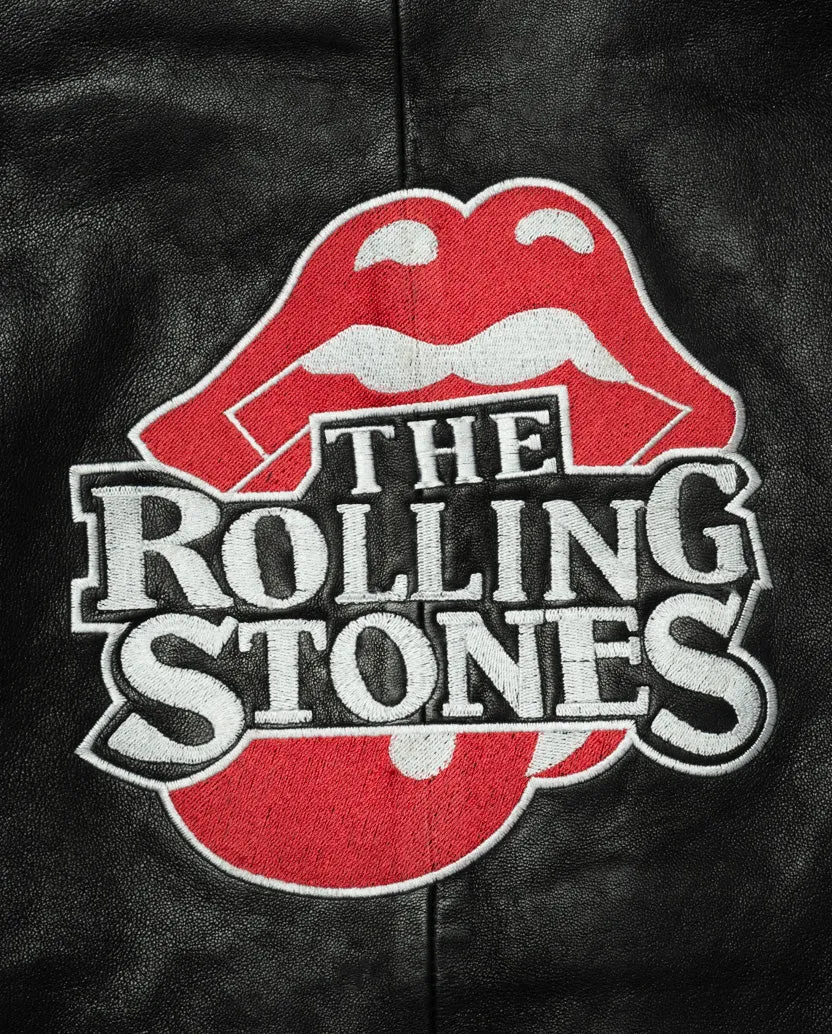 JFK Stadium Rolling Stones Leather Jacket