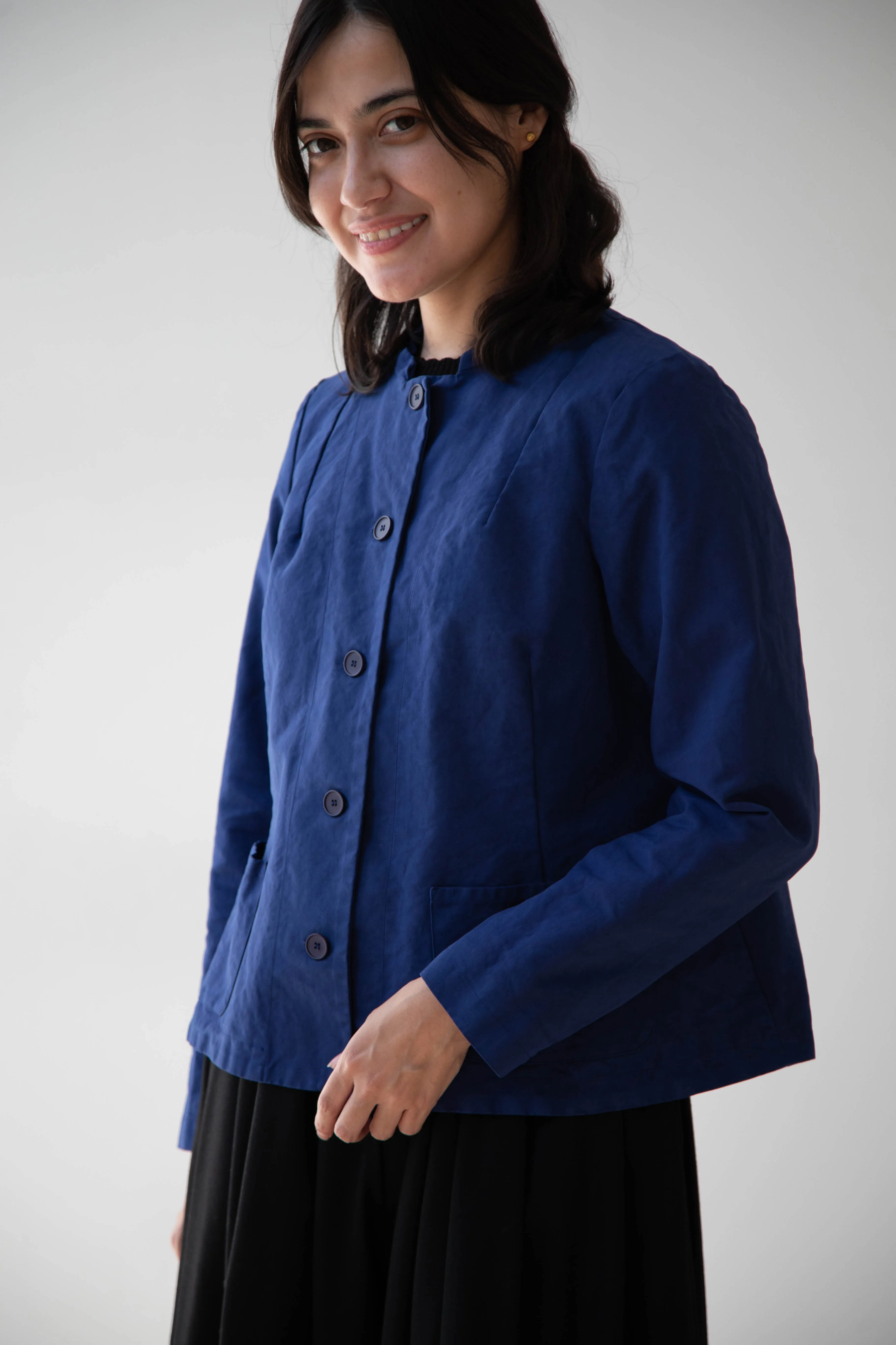 Manuelle Guibal | Veste Yizic in Oceanic