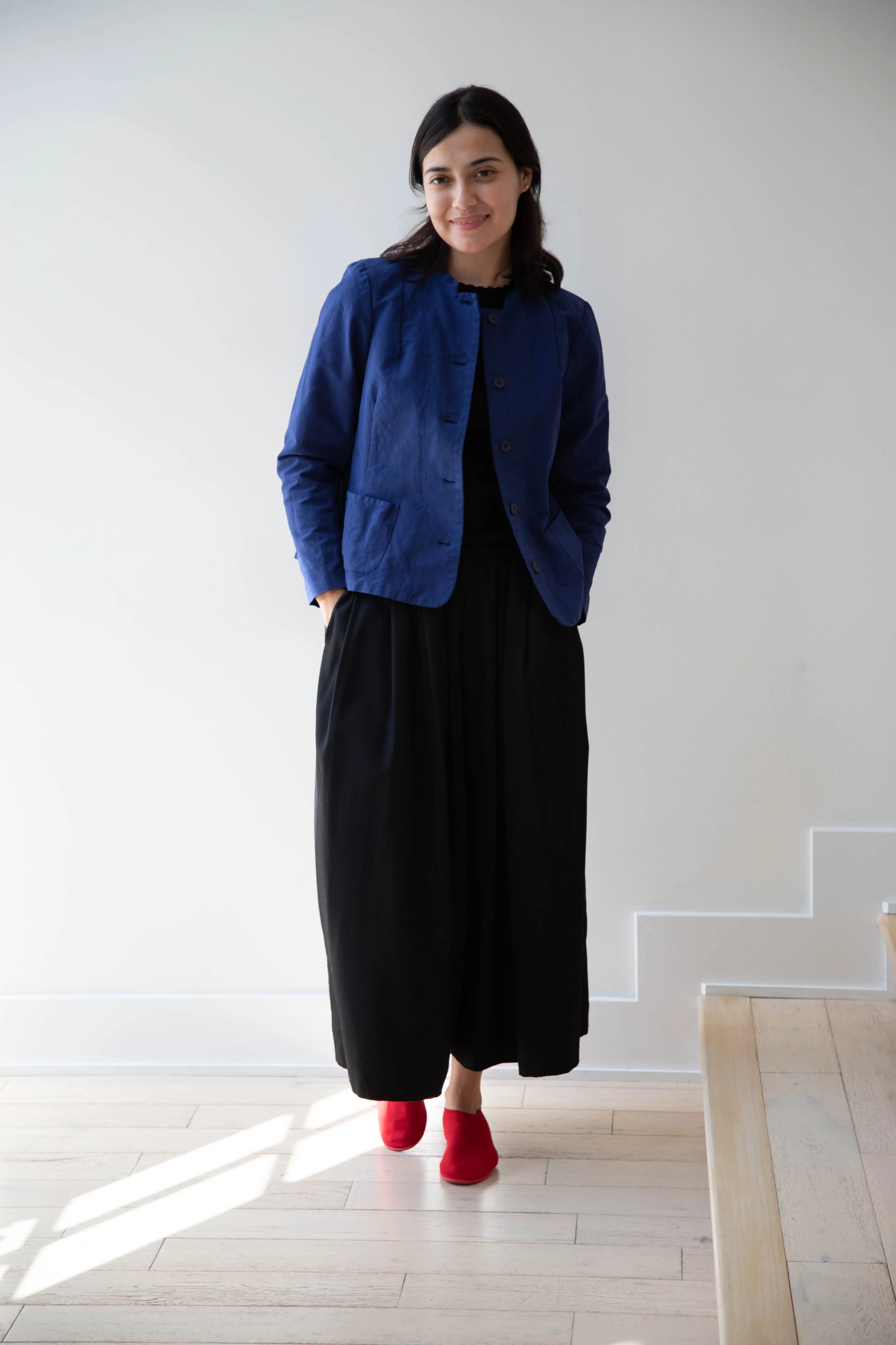 Manuelle Guibal | Veste Yizic in Oceanic