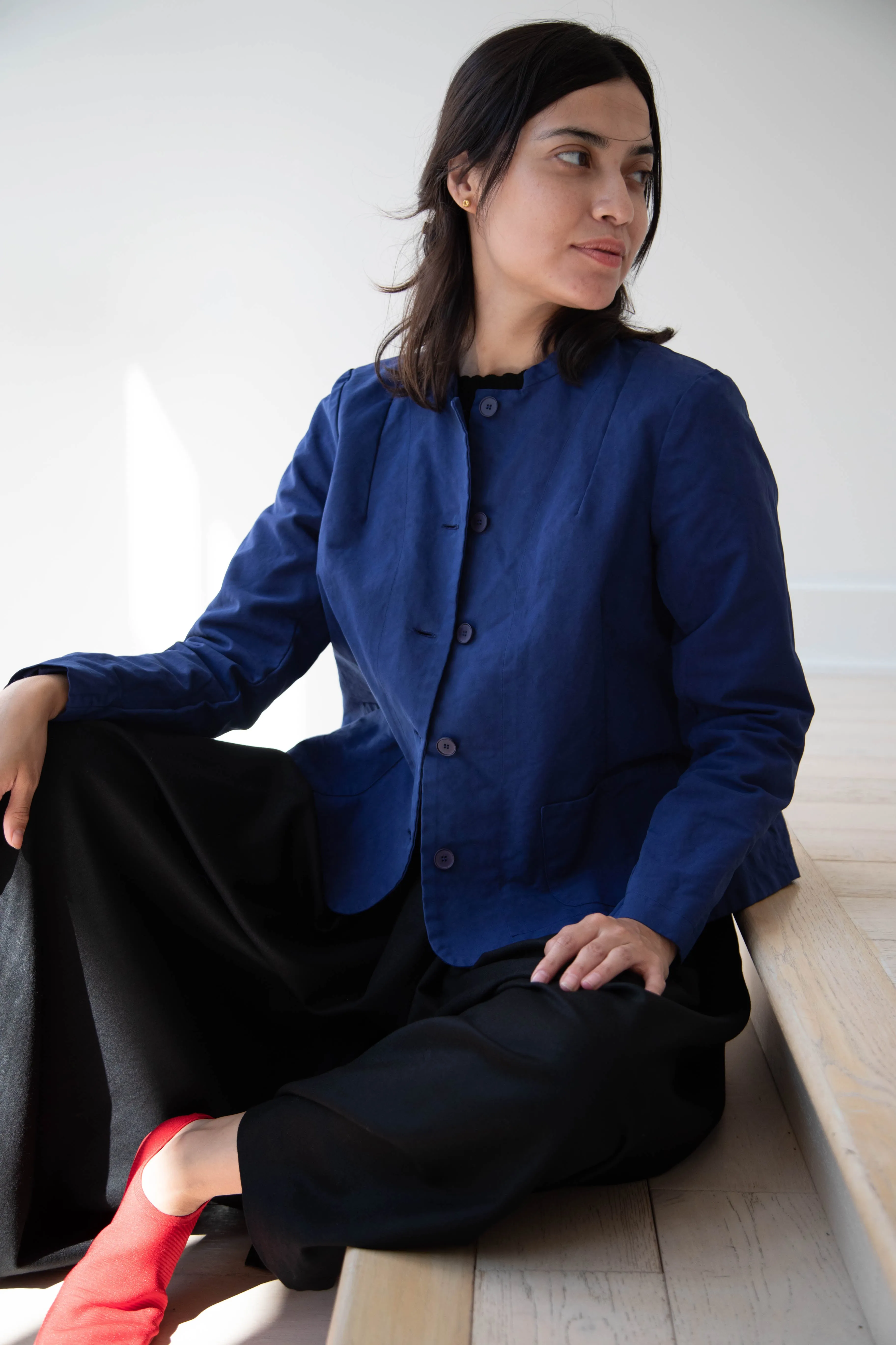 Manuelle Guibal | Veste Yizic in Oceanic