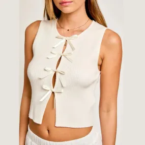 Melia Bowtie Top