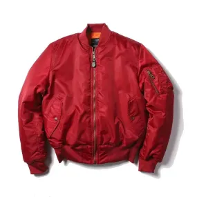 Men's Casual Zip-up Bomber Jacket with Ribbed Collar and Cuffs | Ideal for Autumn/Winter