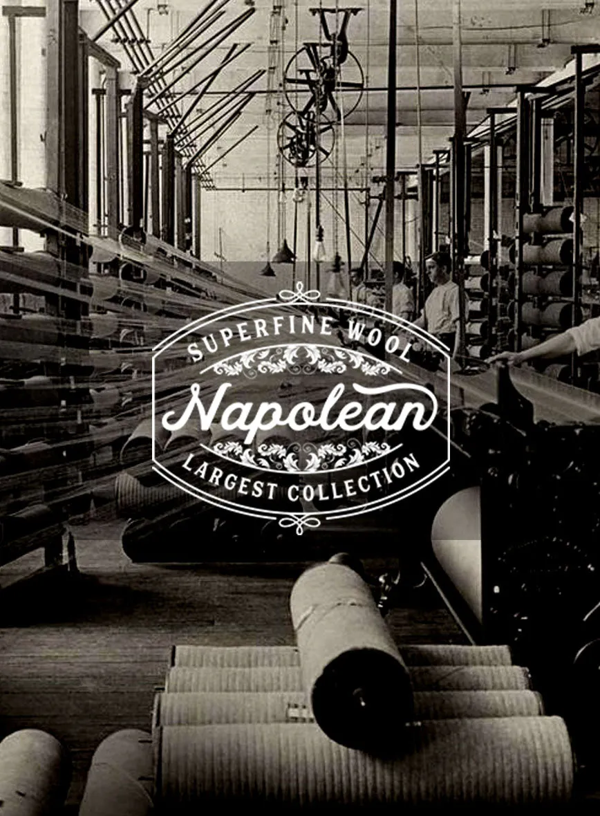 Napolean Retro Navy Wool Jacket
