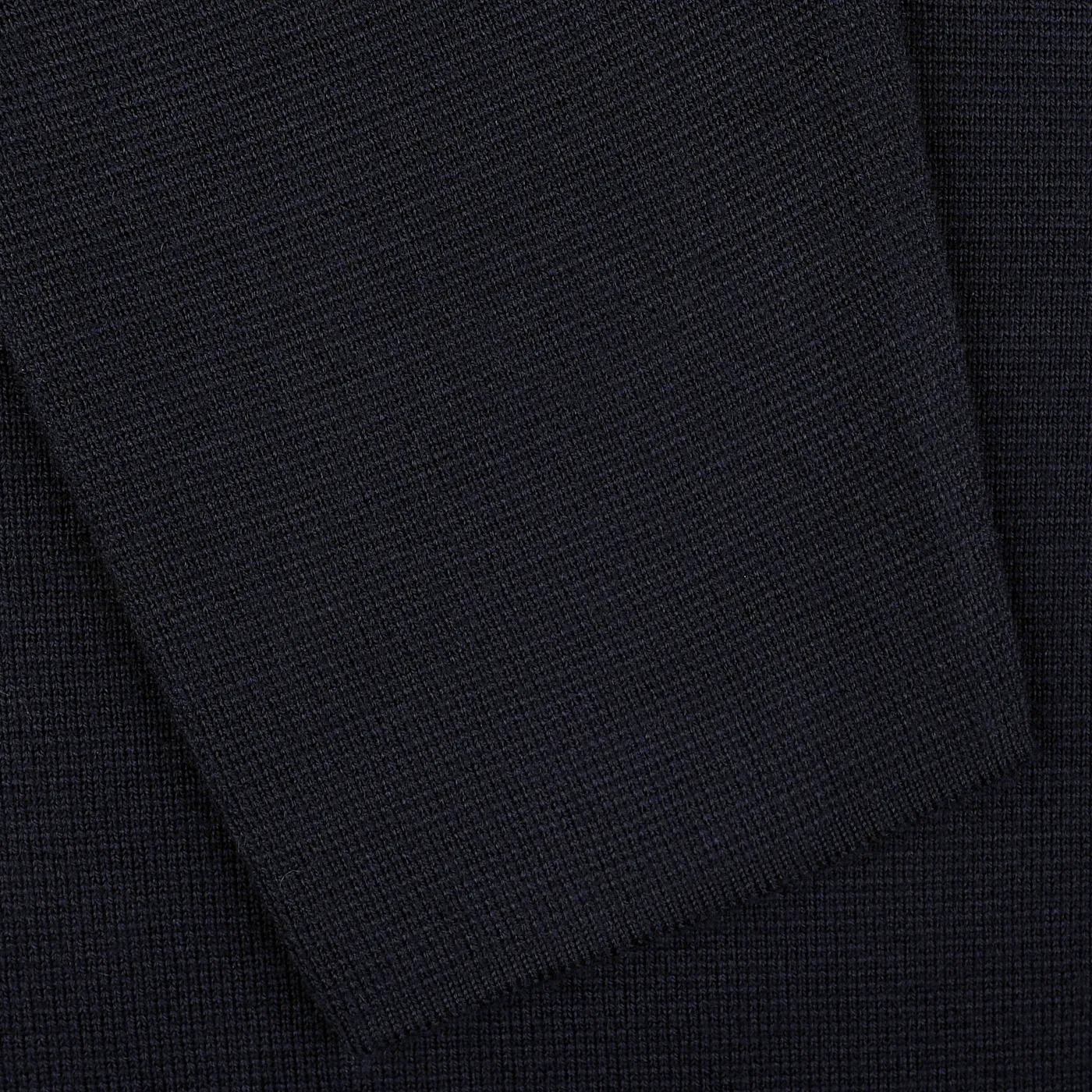 Navy Blue Extrafine Merino Field Jacket