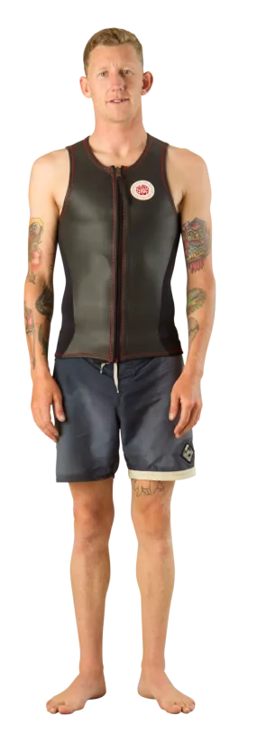 NWS-TV | Retro Vest with Front Zip