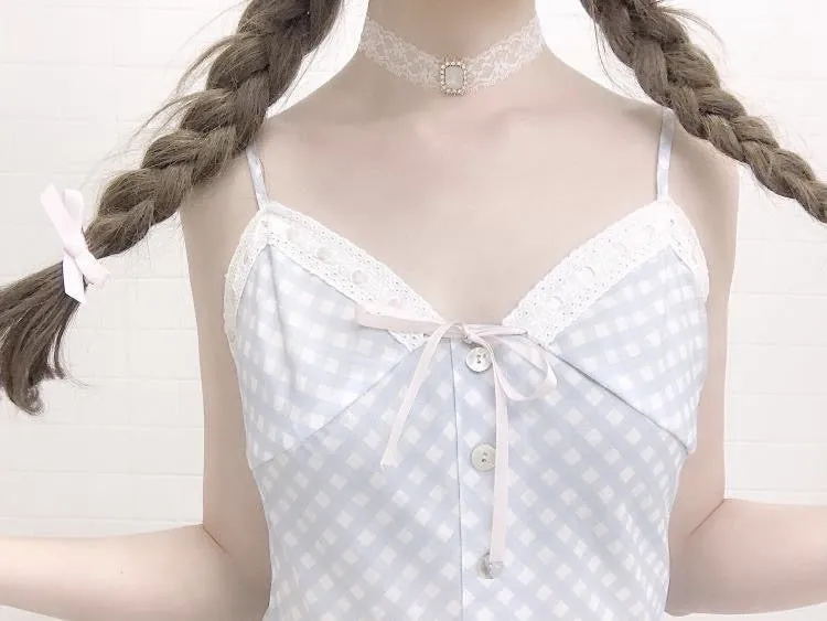 [Peiliee Design] Orange Blossom Gingham Dress