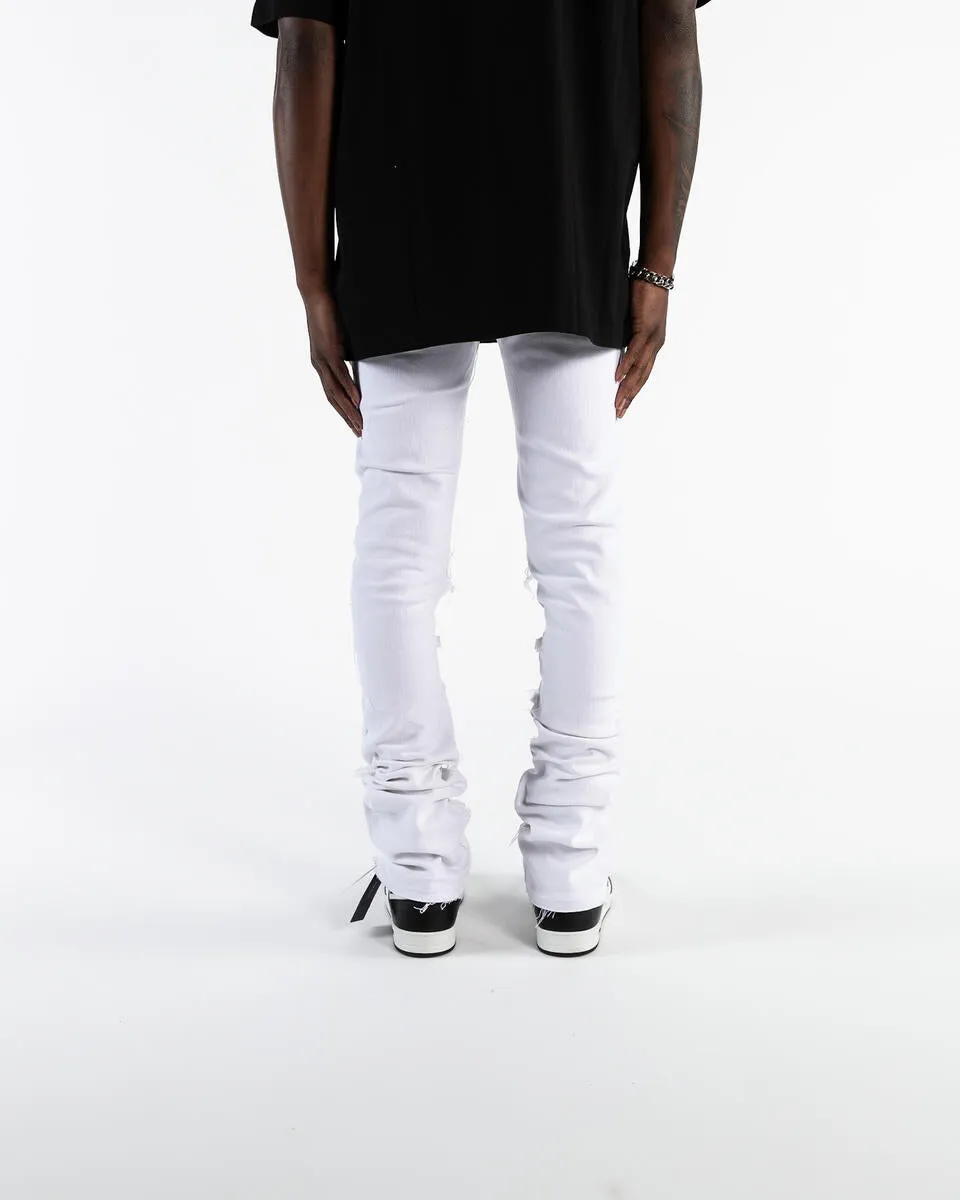 Pheelings Inspired By FLARE STACK DENIM (white)