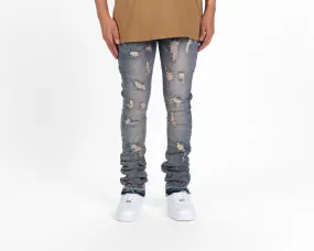 Pheelings NOW OR NEVER FLARE STACK DENIM (MEDIUM RUST BLUE)