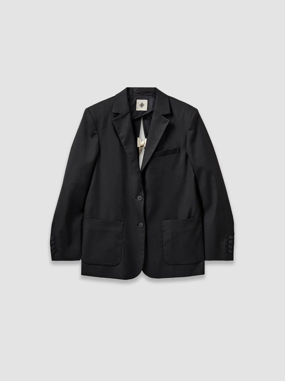 Pluto Bow Blazer - Black