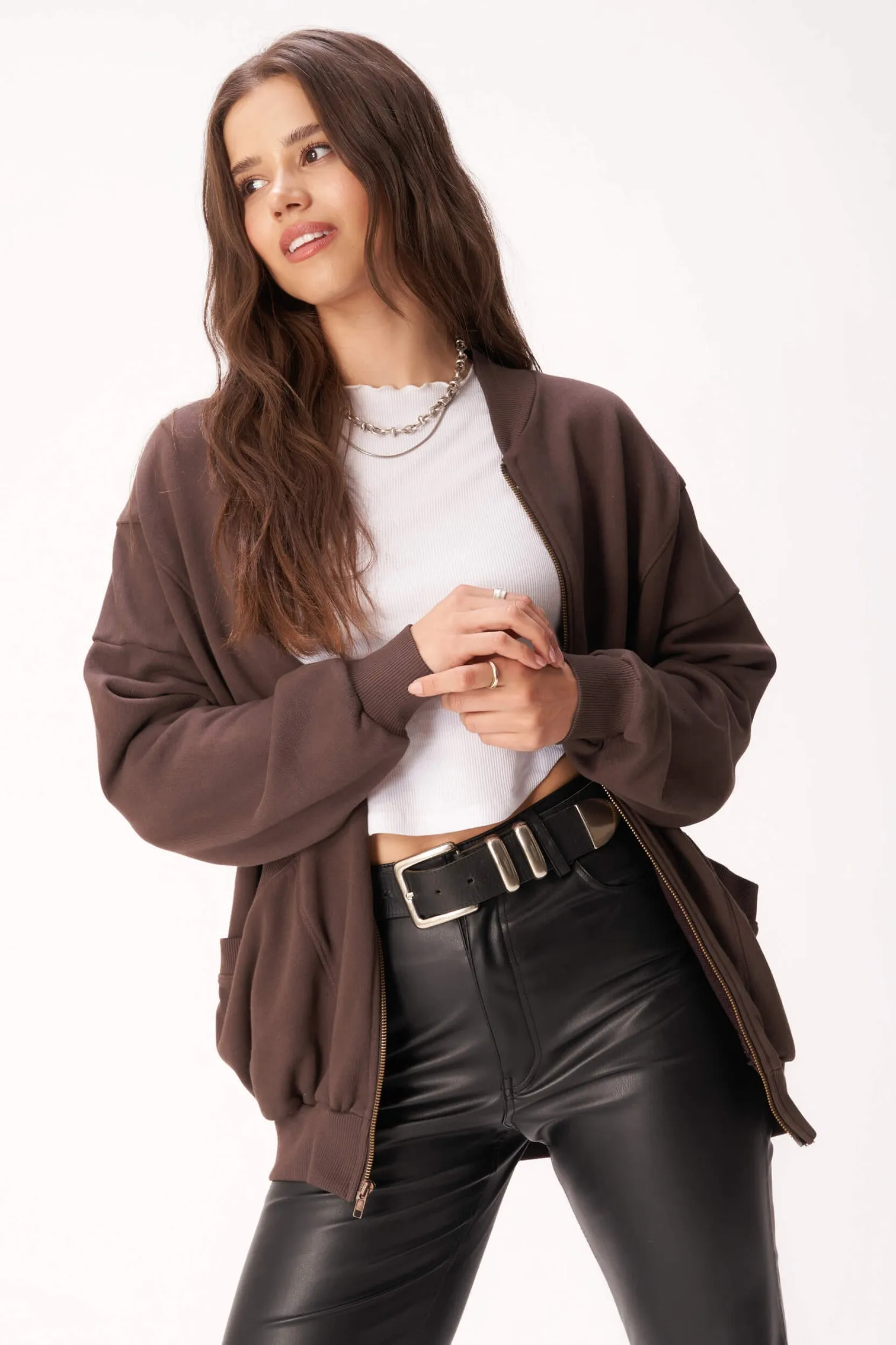 PROJECT SOCIAL T McKinley Zip Front Jacket