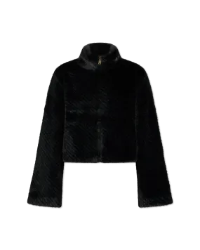 Roxi Faux Fur Bomber Jacket