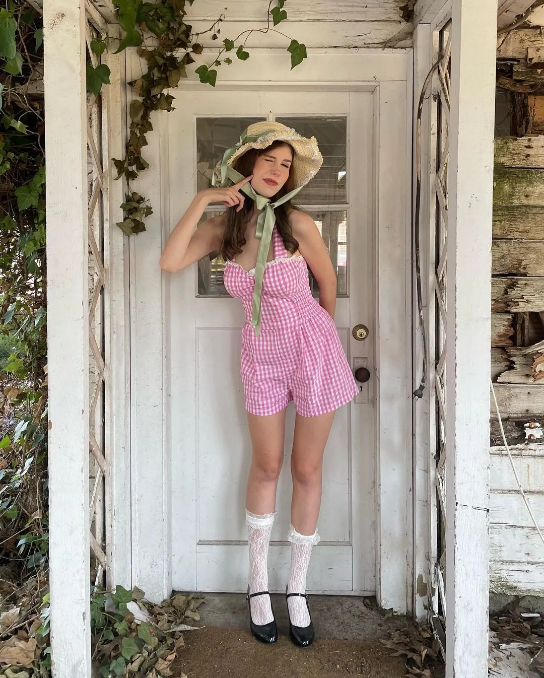 Sea Kissed Sailor Gingham Jumpsuit Dress