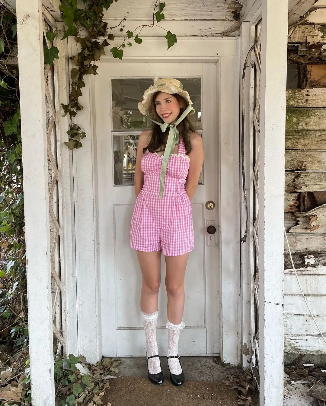 Sea Kissed Sailor Gingham Jumpsuit Dress