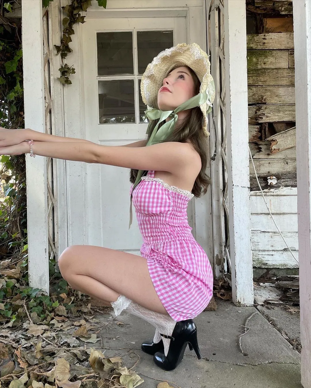 Sea Kissed Sailor Gingham Jumpsuit Dress