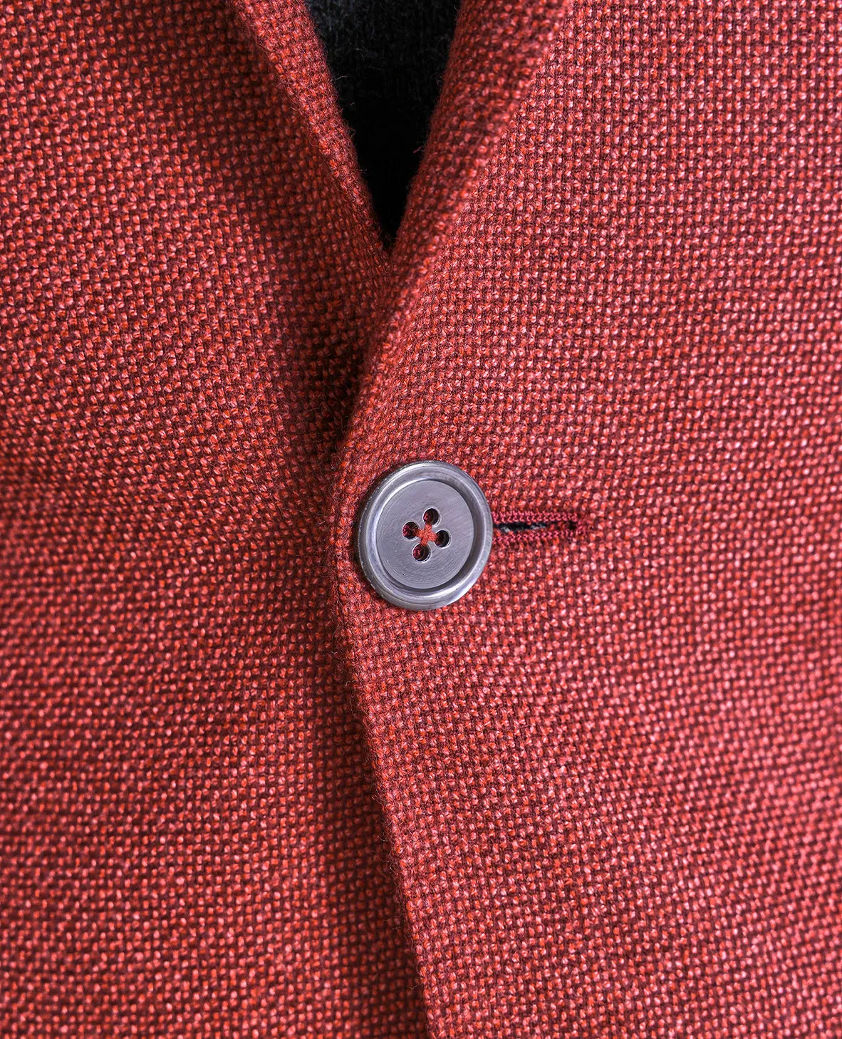 The Cameron - Hopsack Soft Jacket - Dark Red