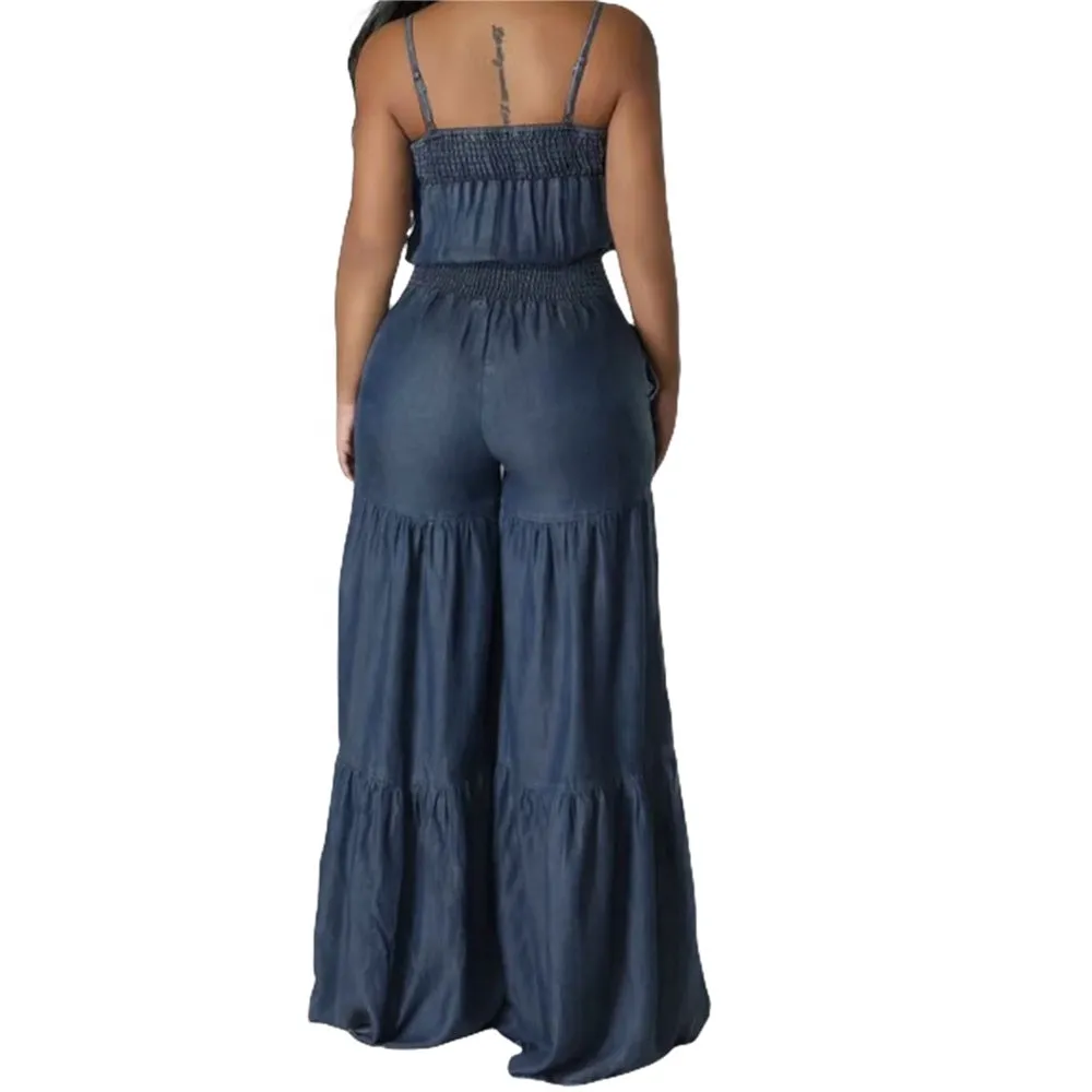 Women Fashion  Denim  Jeans Jumpsuit