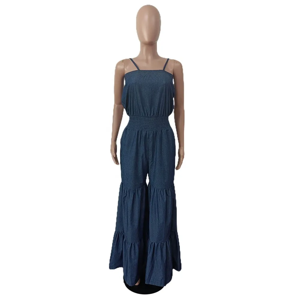 Women Fashion  Denim  Jeans Jumpsuit